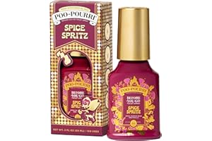POO-POURRI Poo~Pourri Spice Spritz 2oz Before-You-Go Toilet Spray - Instantly Trap Bathroom Odor - Plant Based Ingredients & Essential Oils - No synthetic fragrance - Apple, Pumpkin Spice, and Vanilla Scent
