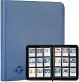 TiopLior 432-Card Binder Album 9 Pocket Blue for MTG Baseball Football