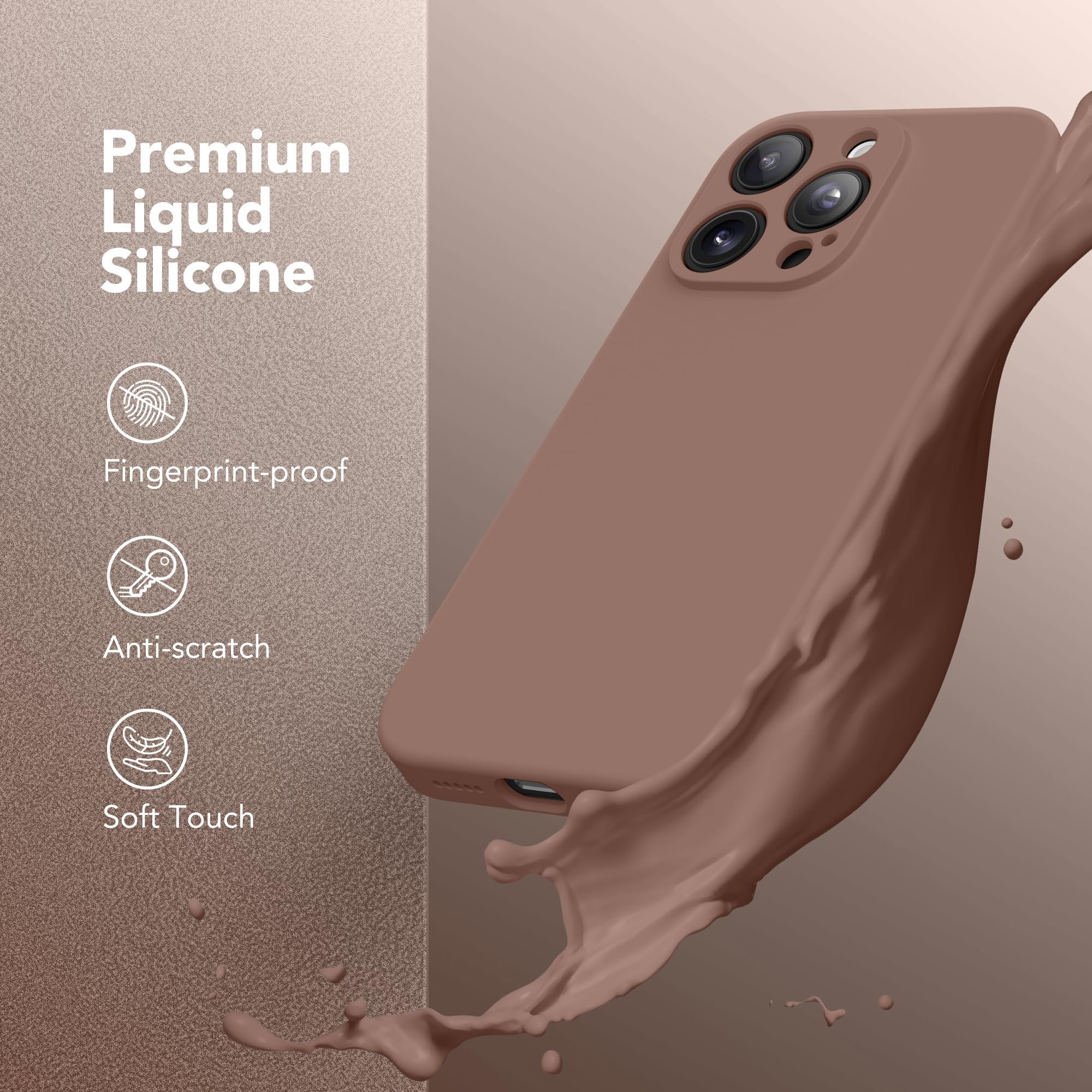 Magnetic for iPhone 13 Pro Max Case, Compatible with MagSafe, [Full Camera Protection][Screen Protector] Silicone Shockproof Protective Phone Case for iPhone 13 Pro Max 6.7