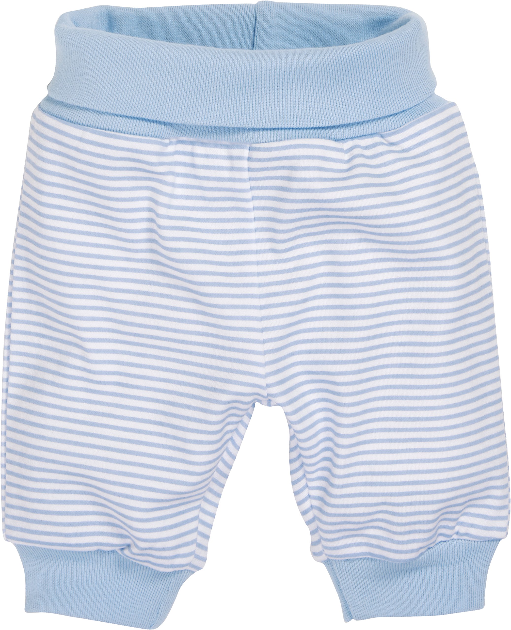 Playshoes Unisex Baby, Baby-Pump Pants Interlock Striped Sweatpants, Blue (White/Blue), 44