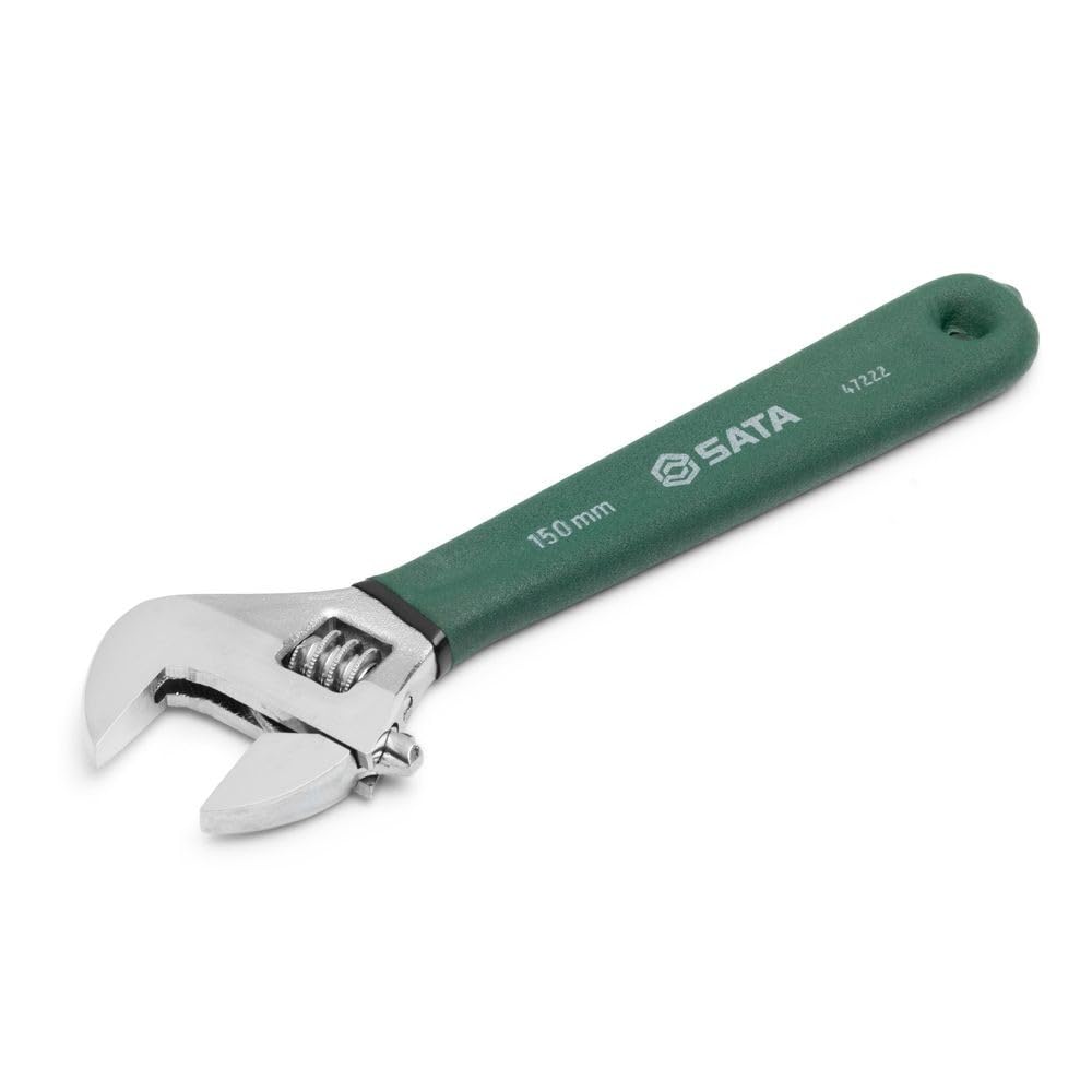 SATA ST47226SC Dipping Handle Adjustable Wrench 15" Wide Handle for Improved Comfort and Better Leverage