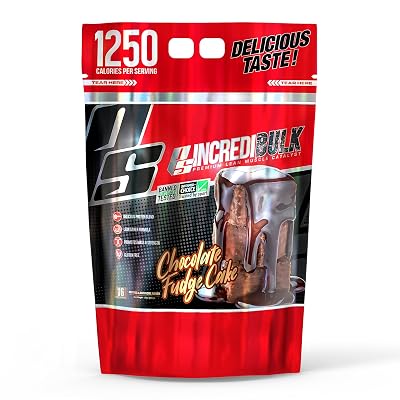 ProSupps IncrediBULK &amp;amp;ndash; Dual-Source Whey Protein Blend &amp;amp;ndash; Super Weight Gainer Formula, Chocolate Fudge Cake &amp;amp;ndash;