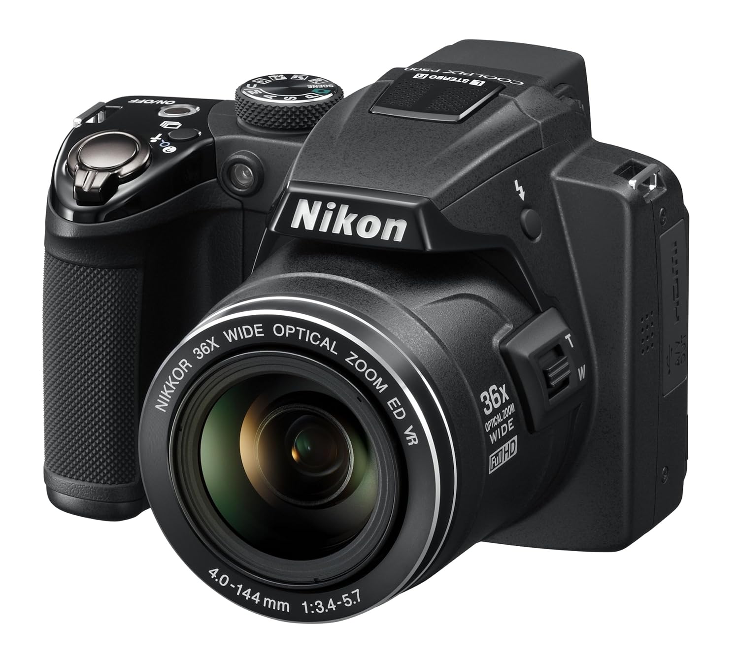 Nikon COOLPIX P500 Compact Digital Camera - Black 3: Amazon.co.uk: Camera &  Photo