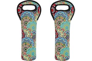 Kingshion Wine Bag, Wine Carrier Tote Bag, Wine Bottle Protector, Insulated Neoprene Hand Bag, Wine Bags for Wine Bottles Gif