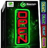 Led Open Sign for Business – Stand Out with 64 Super-Bright Color Combos to Match Your Brand - Programmable Neon Flash, or Scroll – 8 x 19 inch