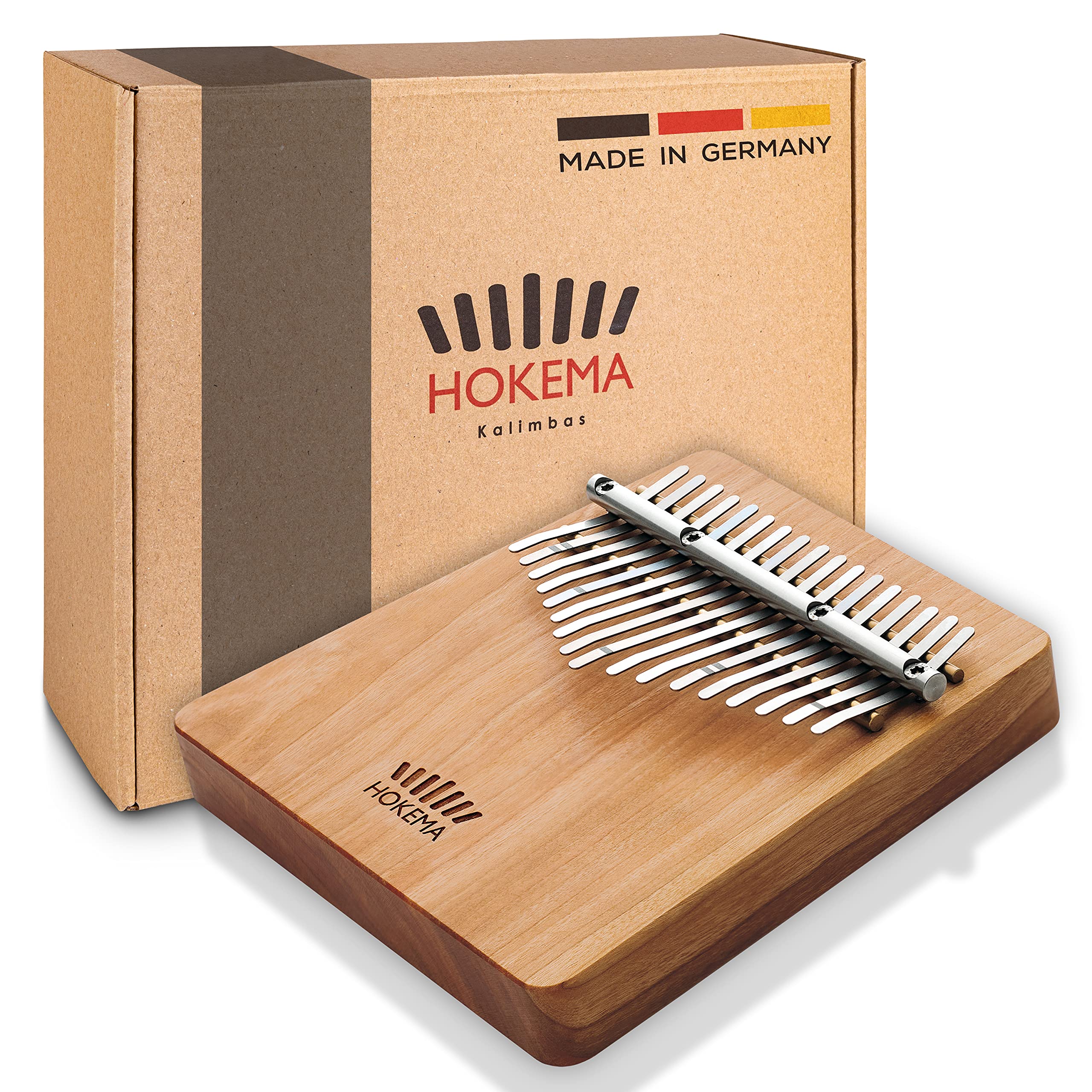 HOKEMA ‎HO-KB17 - Kalimba B17 C-Dur, Natural, 40.0 mm*175.0 mm*180.0 mm