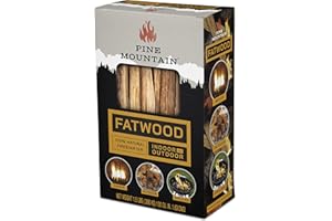 Pine Mountain, Fatwood StarterStikk, Natural Firestarting Sticks for Campfire, Fireplace, Wood Stove, Fire Pit, Indoor & Outdoor Use, 1.5 pound