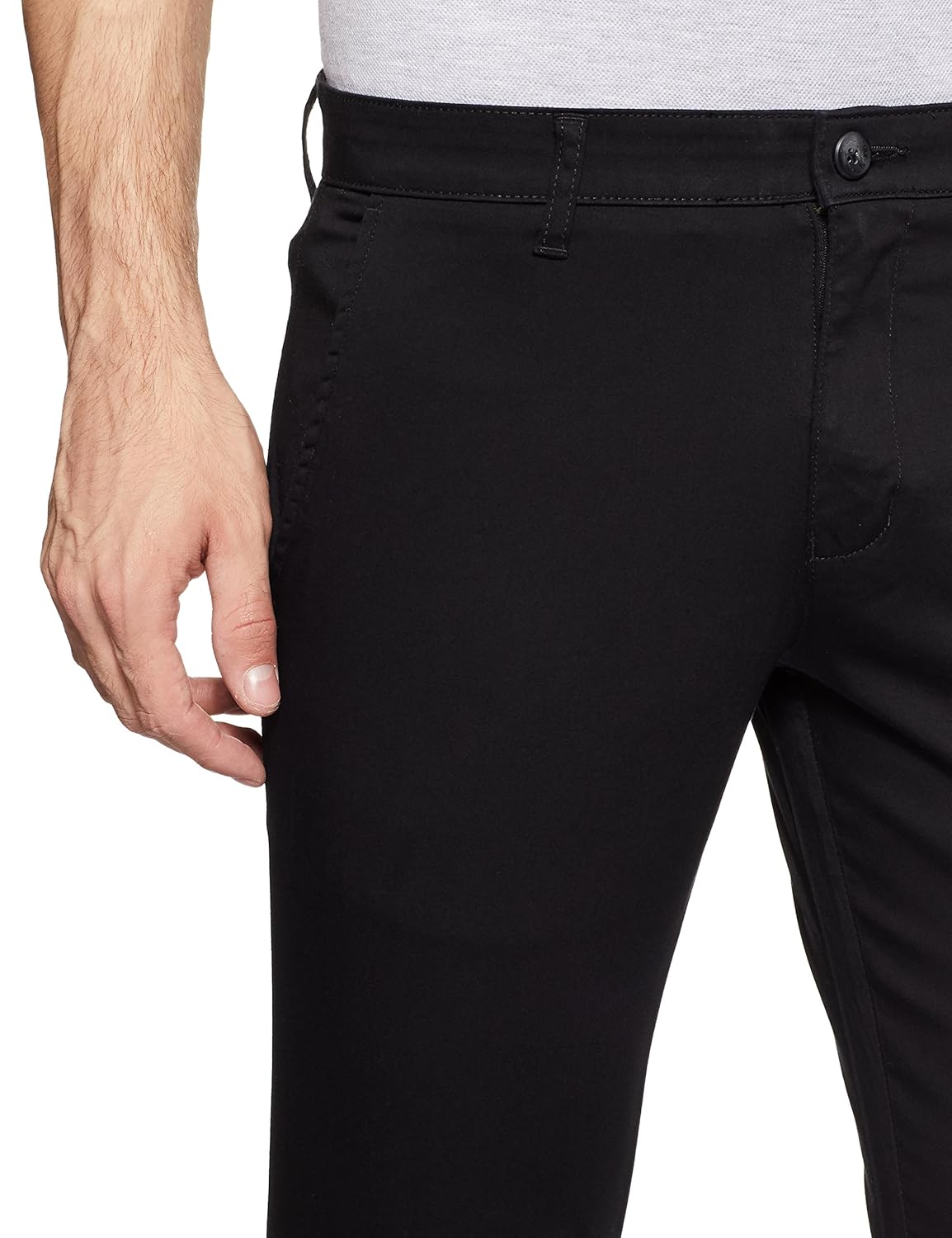 parx men's slim fit casual trousers