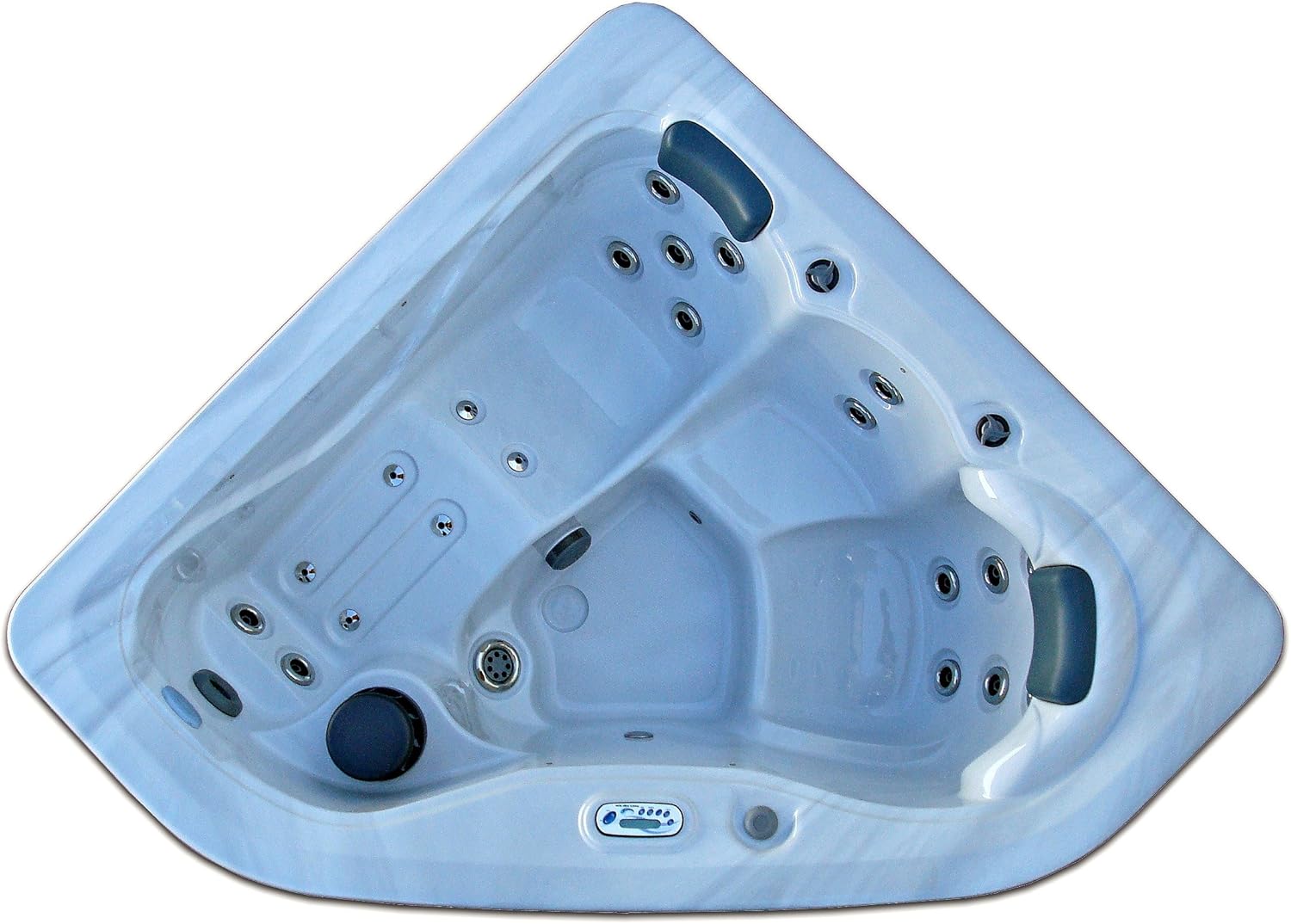 3 Person Corner Spa Hot Tub Model SS2 Signature, 2 Jetted