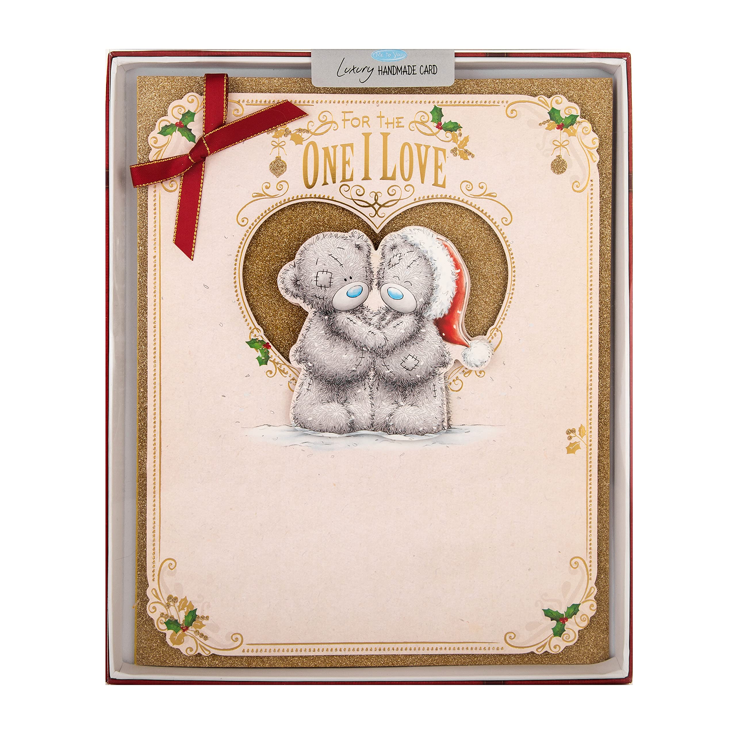 Me To You Christmas Card - for The One I Love