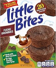 Little Bites Fudge Brownies, 5 individual packs, (1.8 oz each), Made with Real Chocolate Mini Muffins, 9 oz Multipack