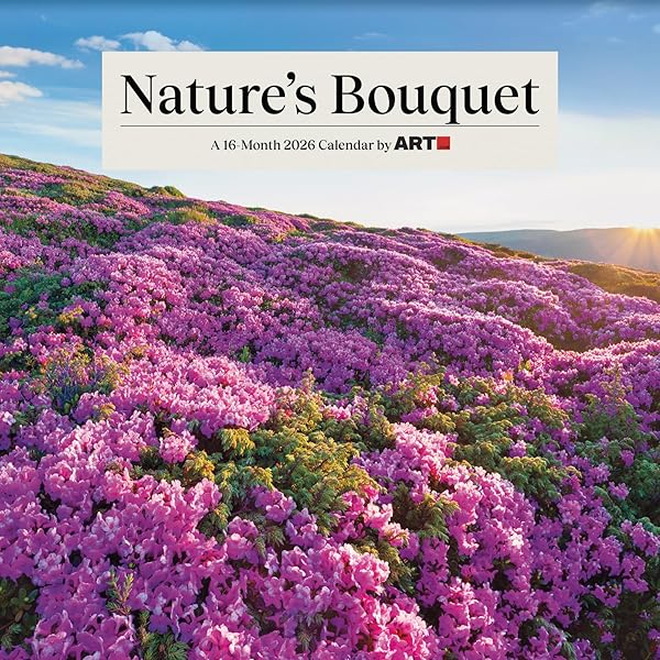 thumbnail image 2 of Trends International 2024 Nature's Bouquet Wall Calendar & Magnetic 2 of 9