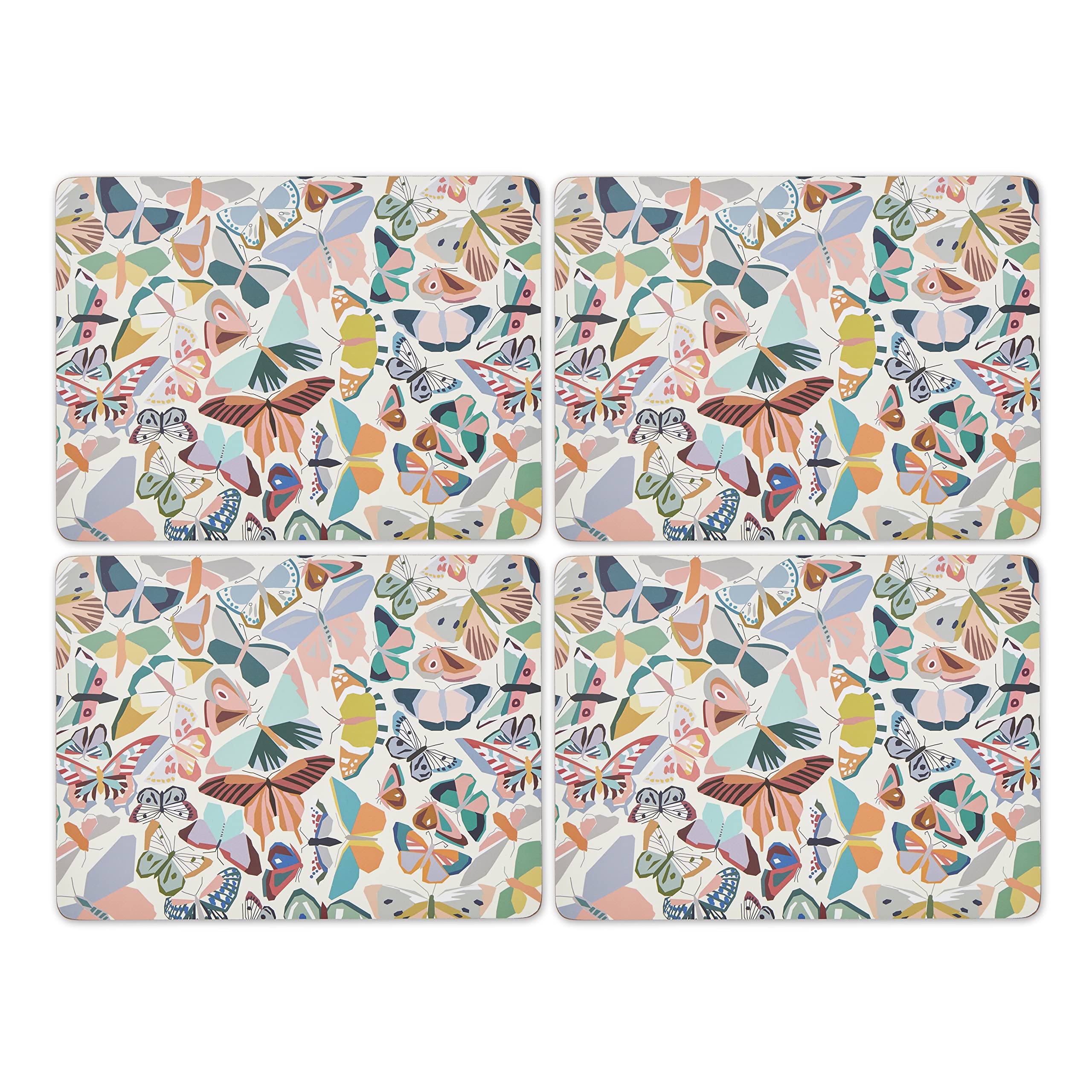 Papillon Large Placemats Set of 4