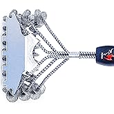 Kona Safe/Clean Grill Brush and Scraper with Speed/Scrape - Bristle Free BBQ Grill Brush - 100% Rust Resistant Stainless Stee