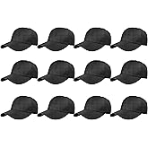 Gelante Plain Blank Baseball Caps Adjustable Back Strap Wholesale LOT 12 PC'S