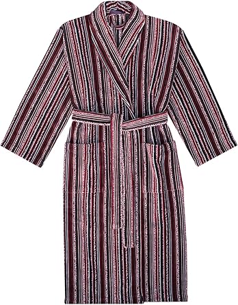 mens striped robe