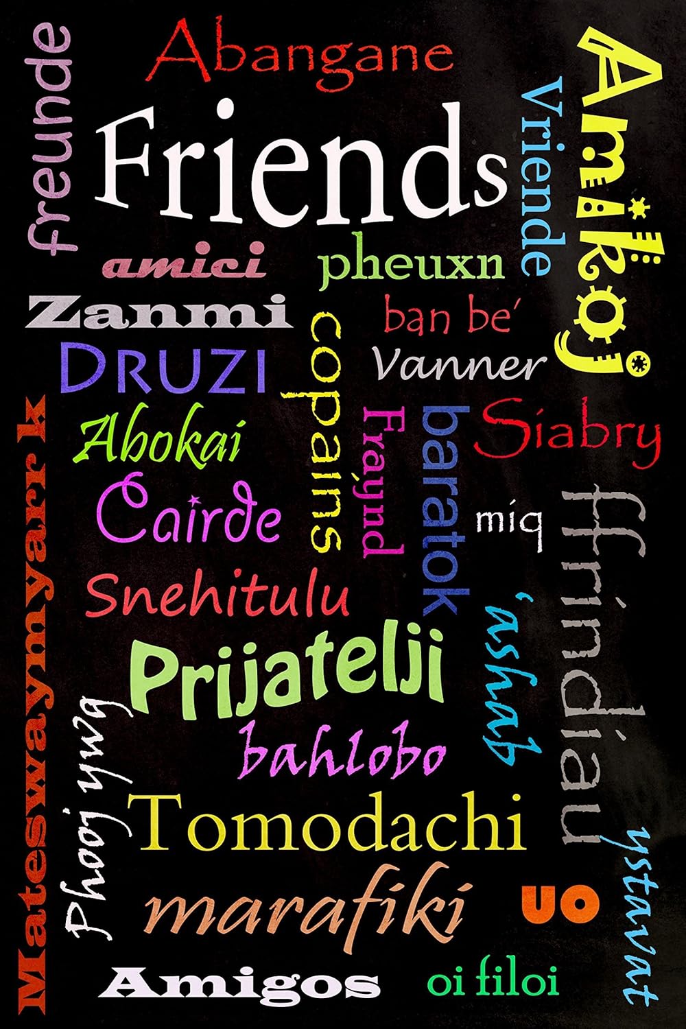 Amazon.com: Friends Graphic Wall Art Poster Home Decor: Handmade