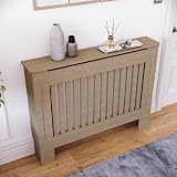 Vida Designs Chelsea Radiator Cover Unfinished Medium MDF H82xW112xD19cm view 4