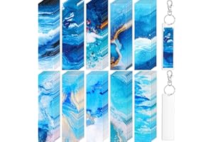 CHIVAO 55 Pcs Calm Stickers Anxiety Sensory Stickers Kit Include 50 Sensory Strips Stickers and 5 Carry Tags Textured Strips Toys Anti Stress Tactile Rough Sensory Strips for Tension (Ocean Style)