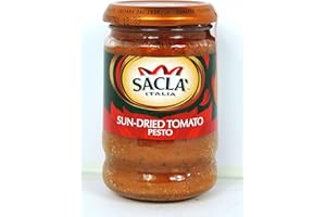Sacla -Sun-Dried Tomato Pesto - 190g (Pack of 6)