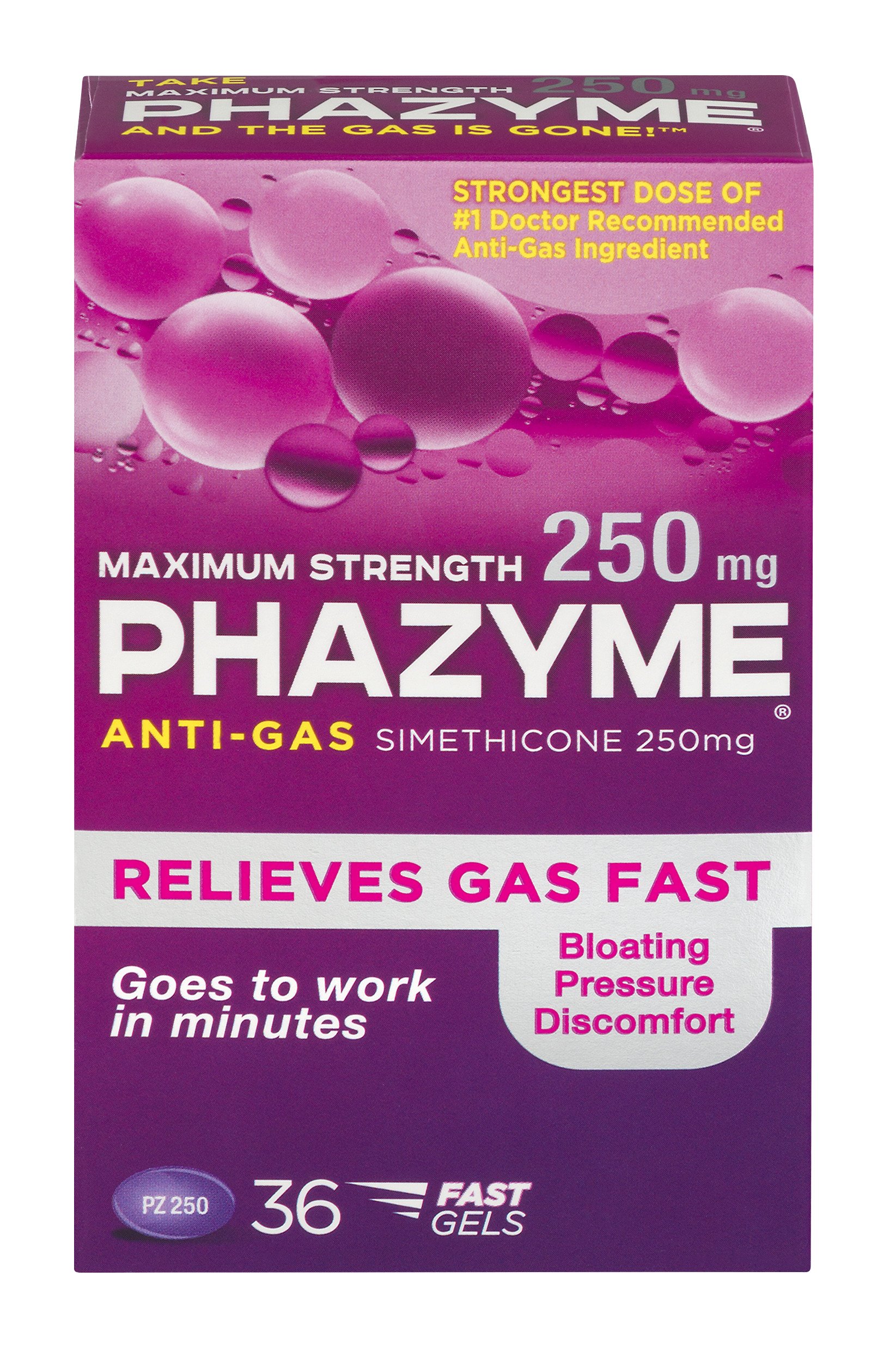 Phazyme Maximum Strength Gas and Bloating Relief 250 mg Simethicone