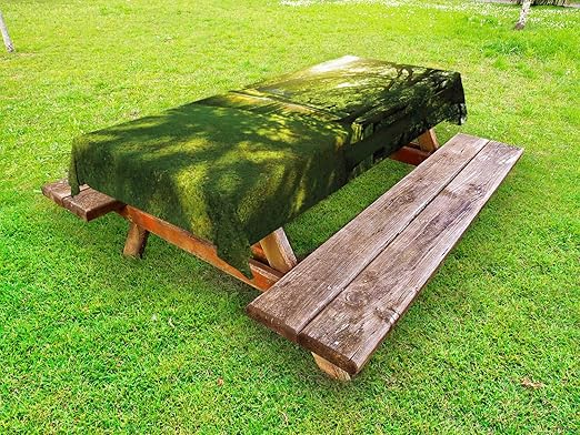 View Green Picnic Table Cloth Pictures