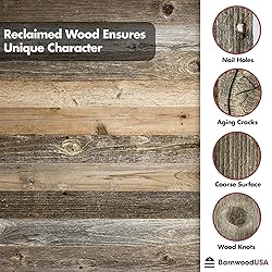 Farmhouse Style Rustic Picture Frame - Reclaimed