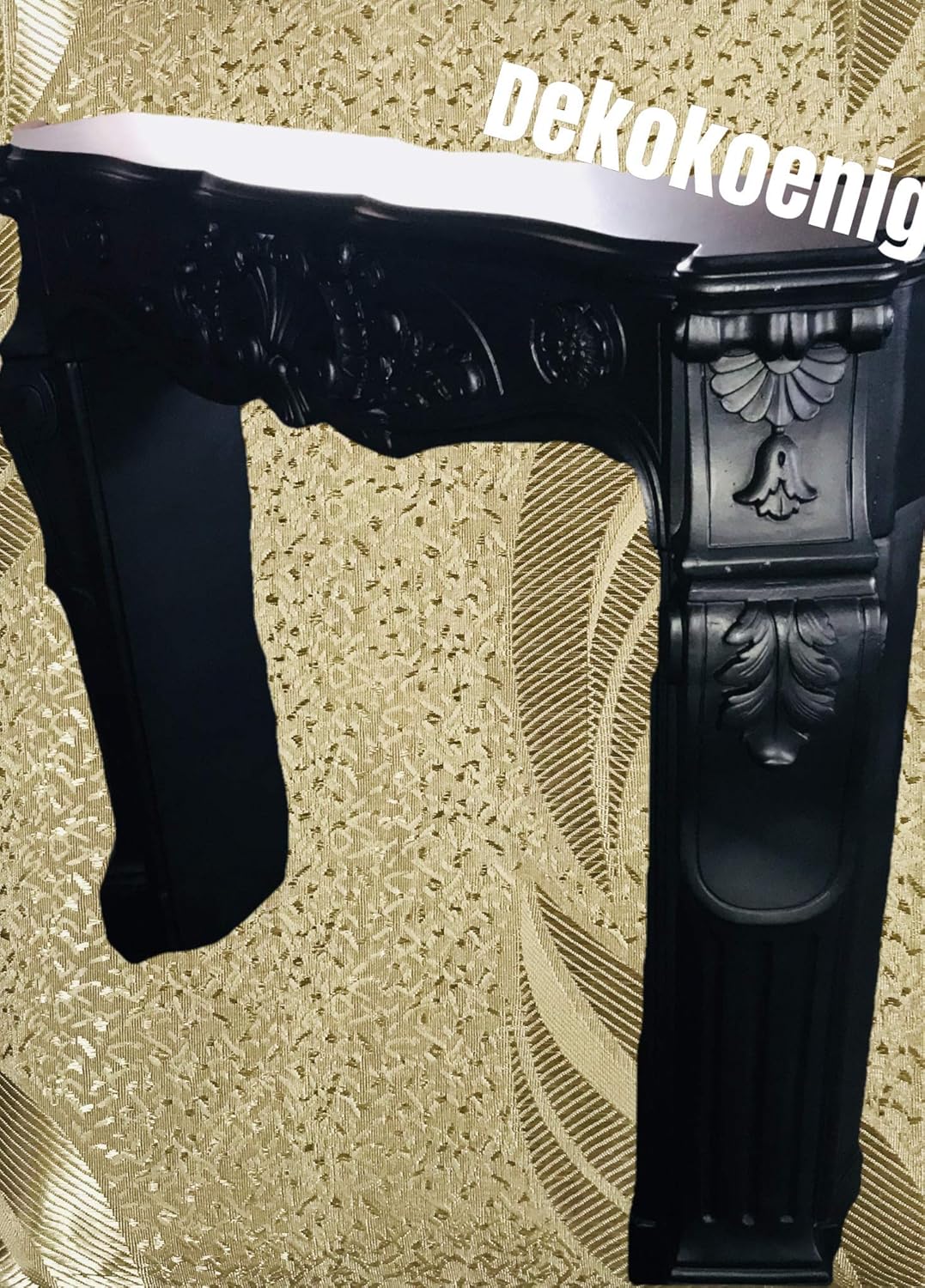 Deko-König Medusa Kamineumrandung Kamin Umrandung im Barockstil mit