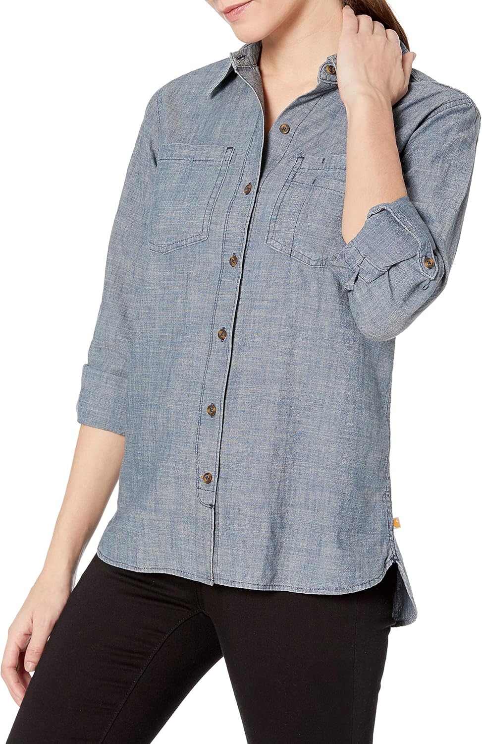 carhartt women's denim shirt