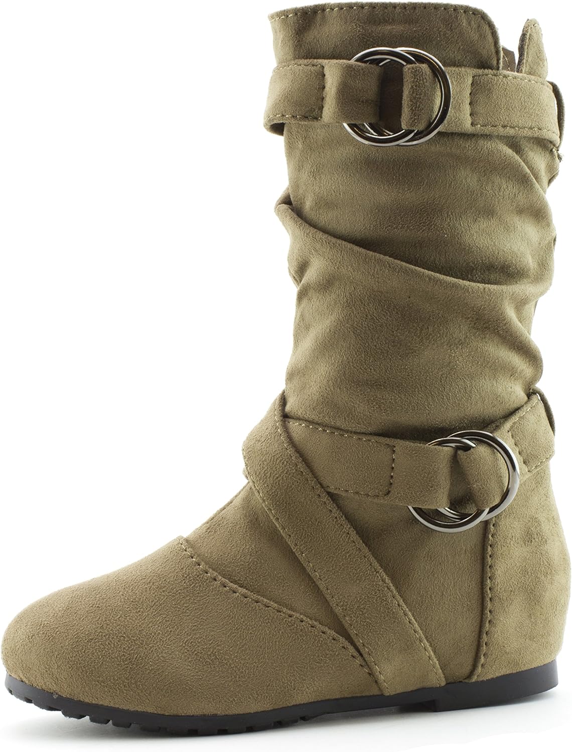 faux suede slouch boots