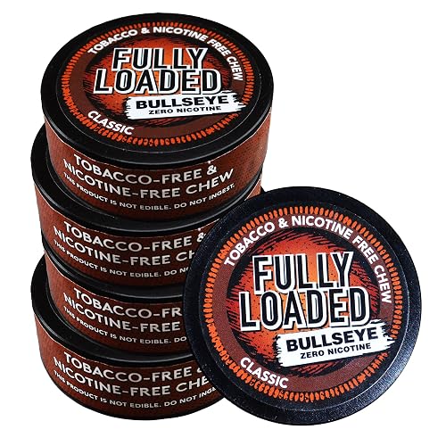 bullseye chewing tobacco Amazon.com: Fully Loaded Chew and Nicotine Free Sampler Pack Long Cut 5 Varieties of Flavor, Alternative : Health & Household Fully Loaded Chew - 5