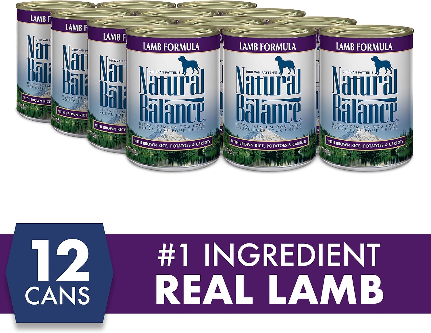 natural balance lamb and rice canned dog food