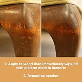 Furniture Clinic Wood Repair Pen Dark Oak Scratch Fix Touch-Up Marker Quick Dry view 4