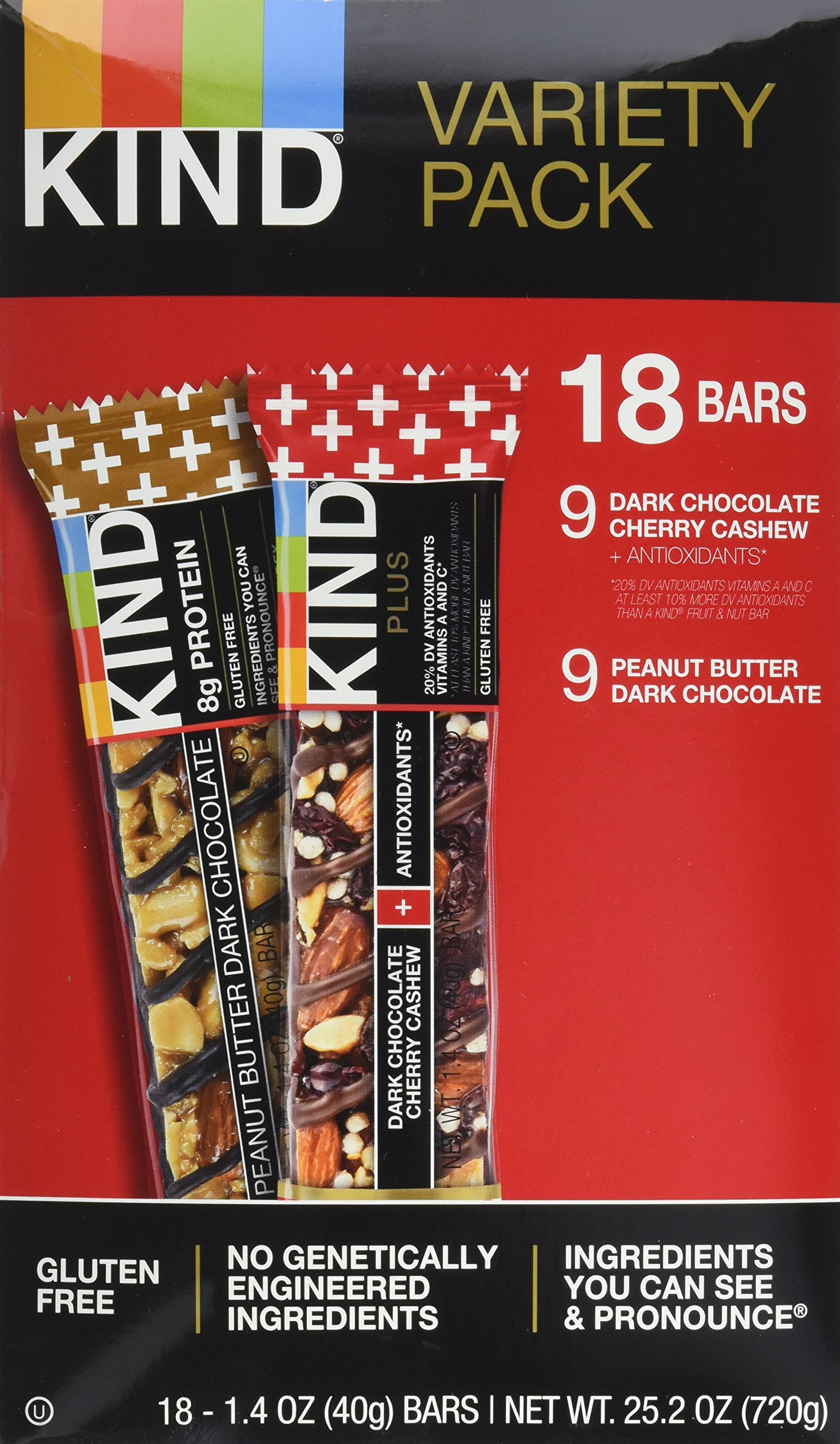 Kind Bars Variety Pack Bars 18Count /1.4 Oz Net Wt 25.2 Oz Buy Online
