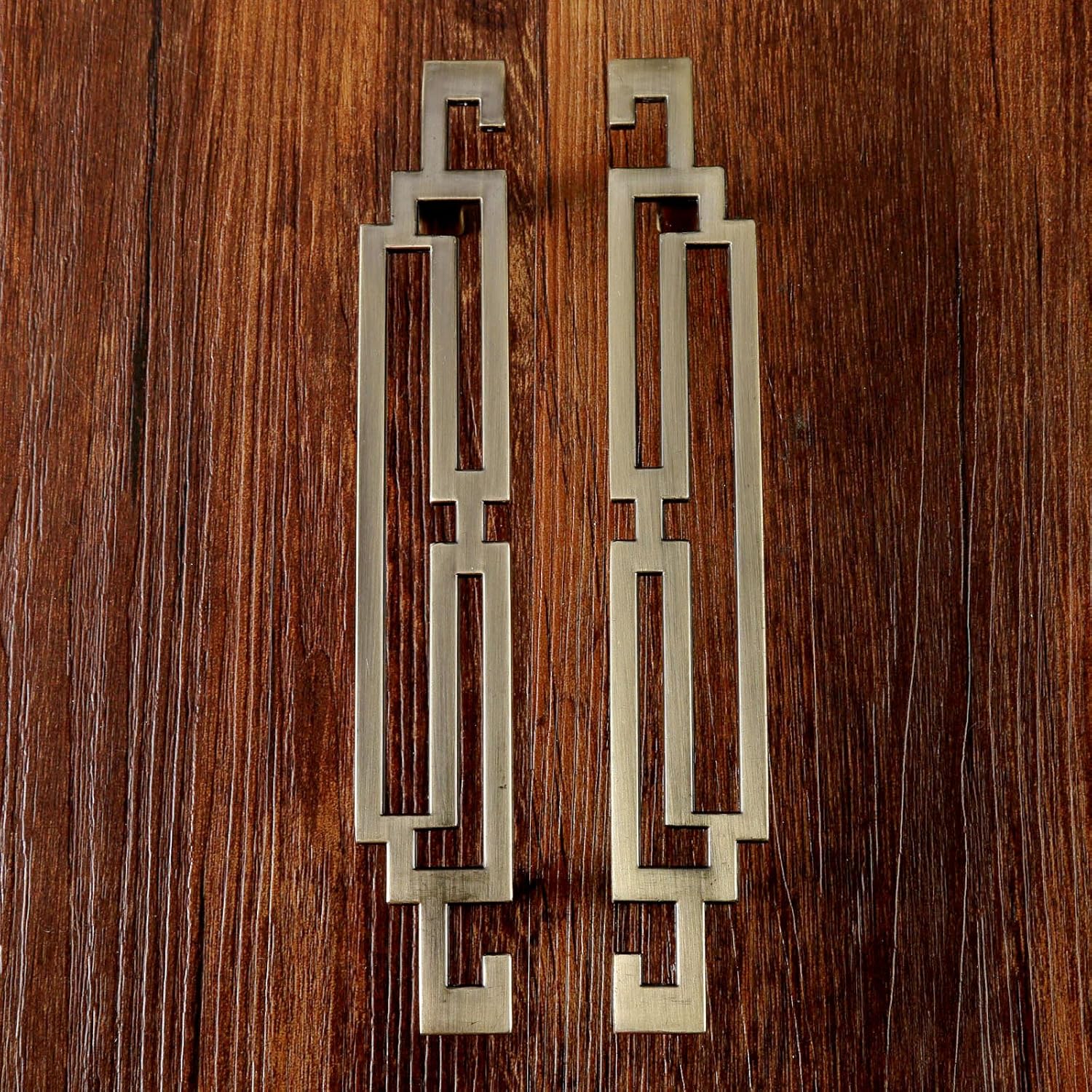 Mgoodoo Vintage Retro Style Handle Kitchen Cabinet Door Handles Drawer Knobs Furniture Hardware (10Pcs, 128mm Antique Bronze) - Image 4