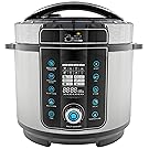 Pressure King Pro 6 Litre 20-in-1 Digital Electric Pressure Cooker, 1000 W, Chrome