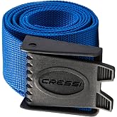 Cressi Nylon Weight Belt with Hard Plastic Buckle for Freediving and Spearfishing- Kos - Designed in Italy by Cressi