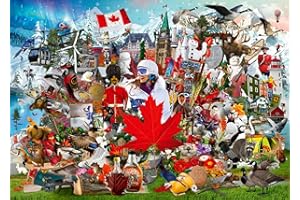 Ravensburger Oh Canada! 1000 Piece Jigsaw Puzzle for Adults - 12001006 - Handcrafted Tooling, Made in Germany, Every Piece Fi