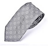 Maker V Grey Bitcoin Necktie - Blockchain Necktie - cryptocurrency necktie - crypto gift - crypto necktie - men's bitcoin necktie - men's bitcoin gift