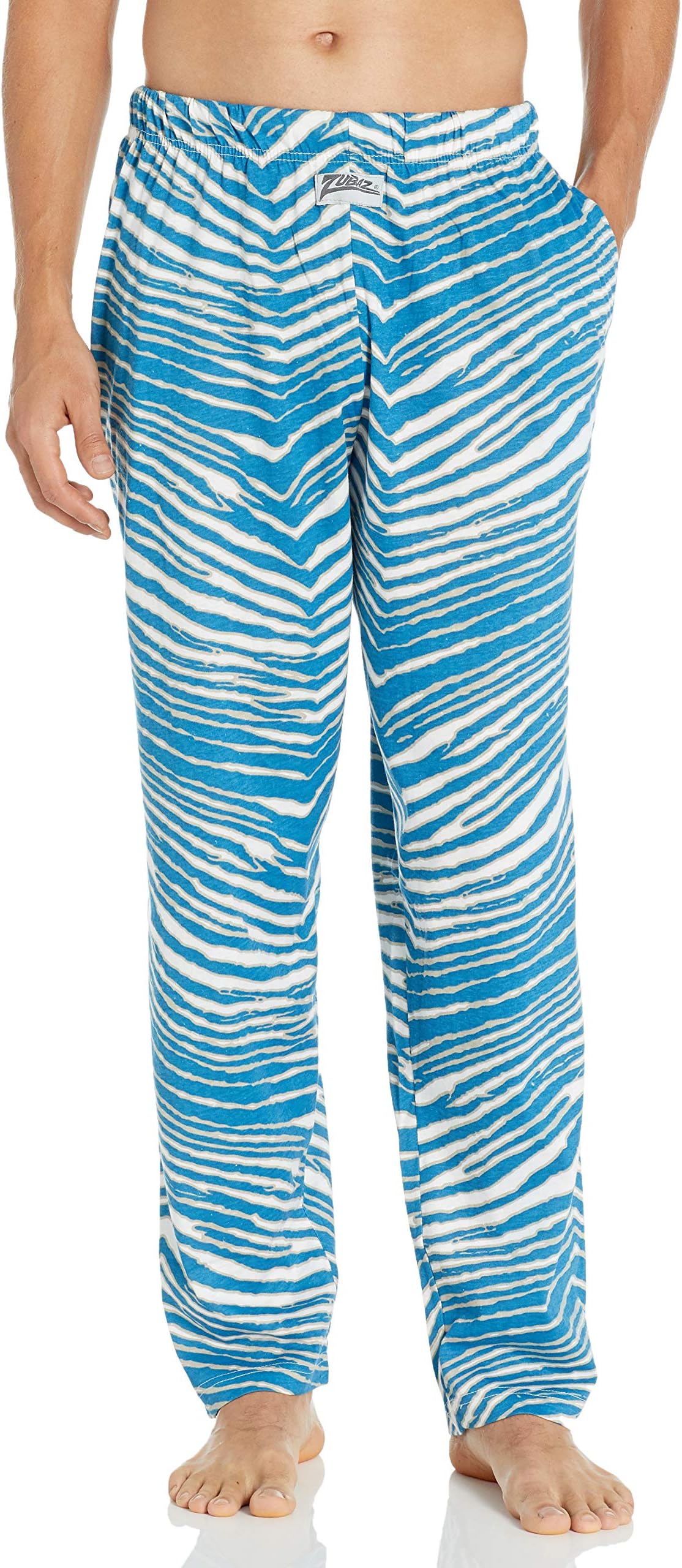ZubazMen's Standard Classic Zebra Printed Athletic Lounge Pants