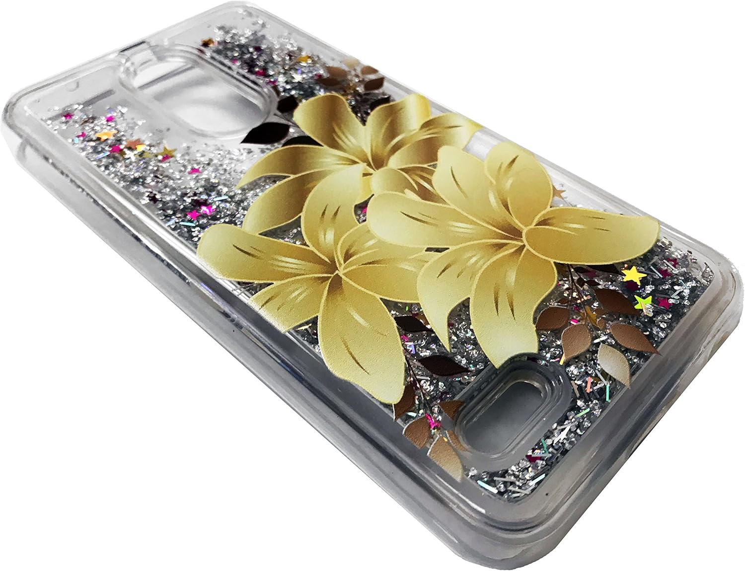 Best phone case lg k30 heavy duty gold