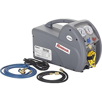 machine robinair recovery refrigerant 134a ac portable rrr kit rg6 contaminated items