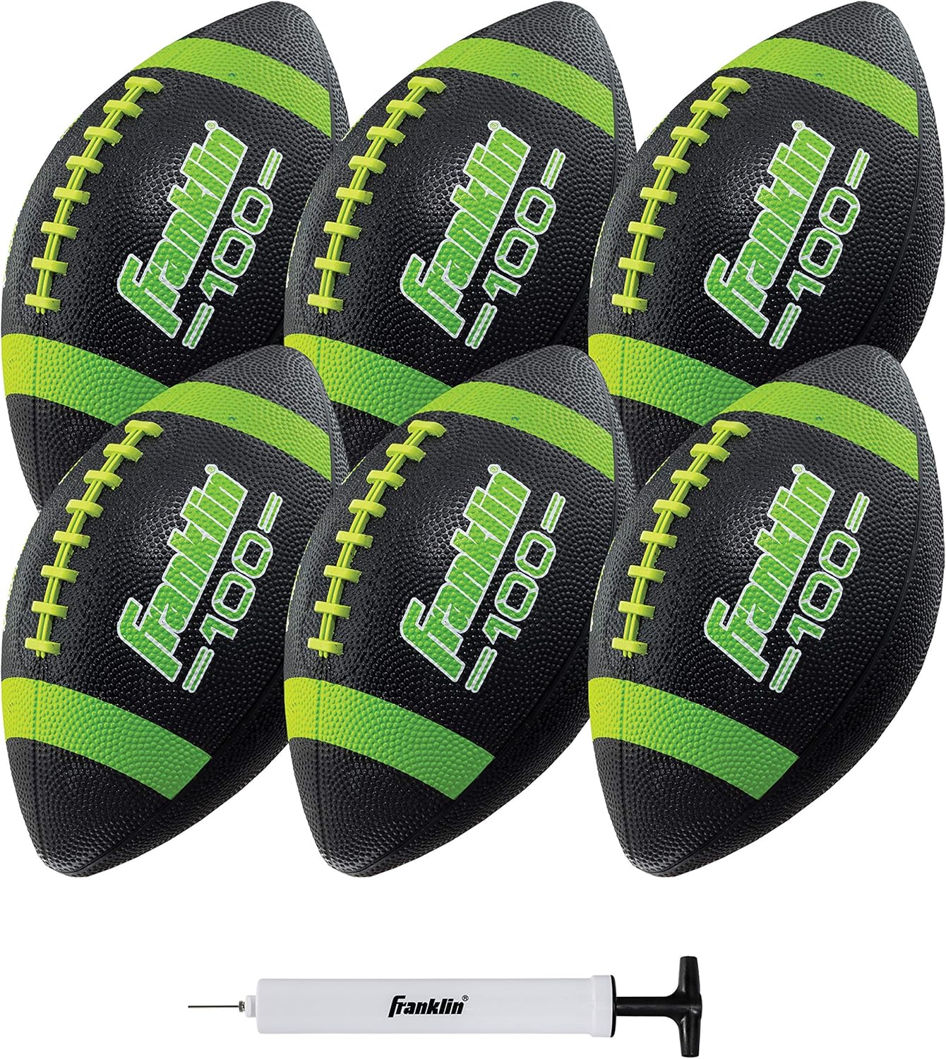 Franklin Sports Junior Footballs GripRite 100 Kids Junior Size