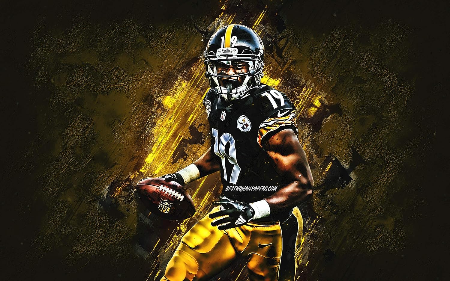 Amazon Com Juju Smith Schuster Wallpaper National Football League Poster American Football Print Professional Player Poster Football Print Celebrity Poster S 11 X 17 Home Kitchen