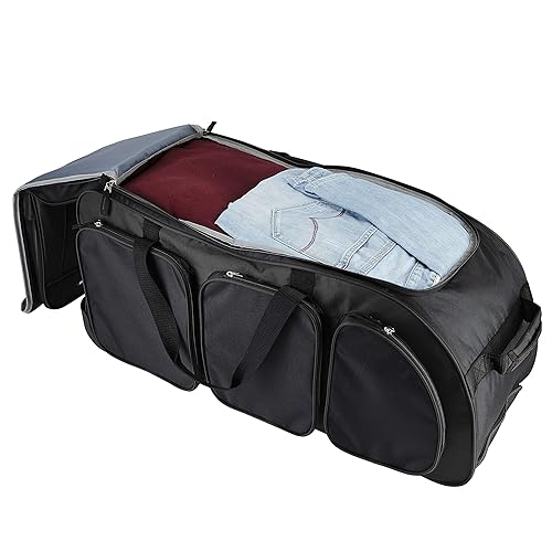 Travelers Club Xpedition 30 Inch Multi-Pocket Upright Rolling