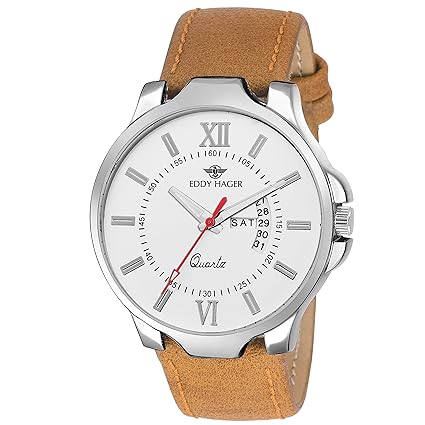 Brown Day and Date Mens Watch EH-106-BR