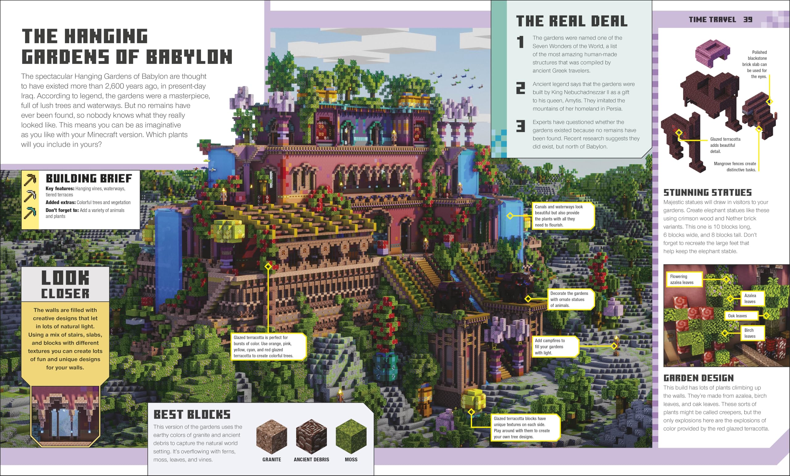 The Minecraft Ideas Book: Create the Real World in Minecraft with 70+ Awesome Builds