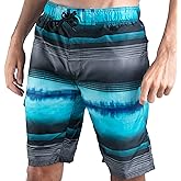 Kanu Surf Mens Barracuda Swim Trunks (Regular & Extended Sizes)