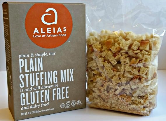 Amazon Com Aleia S Gluten Free Plain Stuffing 1 Pack Bread Stuffing Grocery Gourmet Food