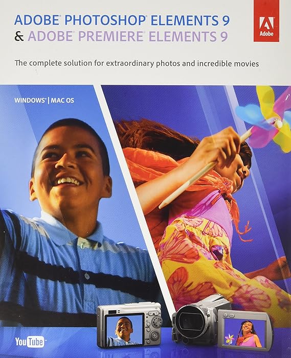 Adobe Photoshop Elements 9 And Premiere Elements 9 Bundle Pc Mac Amazon Co Uk Software